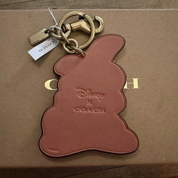 SUPER RARE Disney X Coach Thumper Keychain Fob Bag Charm - Picture 7 of 8